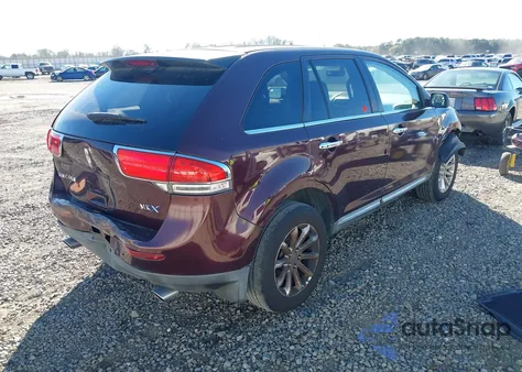 2011 Lincoln Mkx z USA, uszkodzony, nr VIN 2LMDJ6JK8BBJ21555